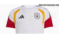 Deutsches Herren-Trainings-Fußballtrikot Tiro 2026: Perfekt für harte Einheiten in Weiß