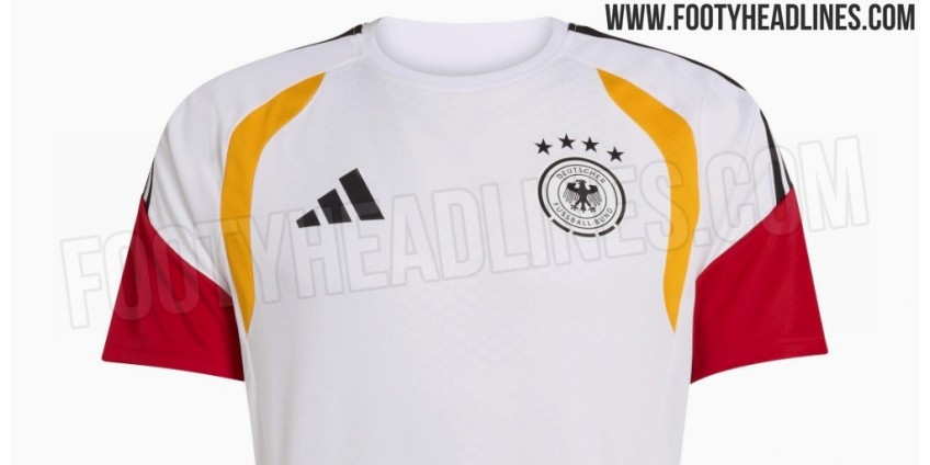 Deutsches Herren-Trainings-Fußballtrikot Tiro 2026: Perfekt für harte Einheiten in Weiß