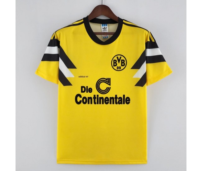 Borussia Dortmund Pokalfinale Heim-Retro-Trikot 1988-1989