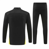 BVB Borussia Dortmund Herren Schwarzer technischer Trainings-Fußball-Trainingsanzug 2024-25