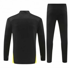 BVB Borussia Dortmund Herren Schwarzer technischer Trainings-Fußball-Trainingsanzug 2024-25