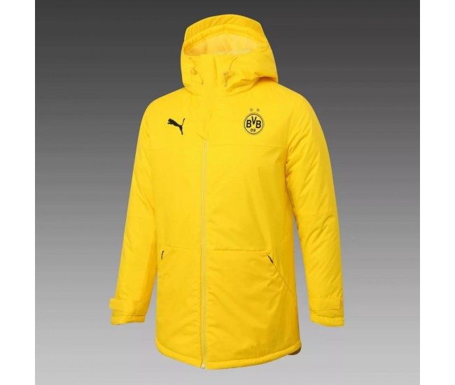 BVB Borussia Dortmund Trainingswinterjacke Gelb 2020 2021