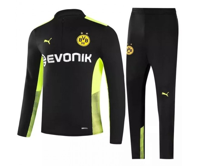 BVB Borussia Dortmund Technischer Trainingsanzug 2021-22 Schwarz