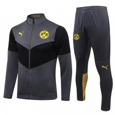 BVB Borussia Dortmund Grauer Trainingspräsentations-Fußballanzug 2021-22
