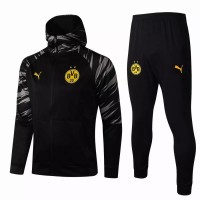 Bvb Borussia Dortmund Präsentation Fußball Trainingsanzug Schwarz 2021