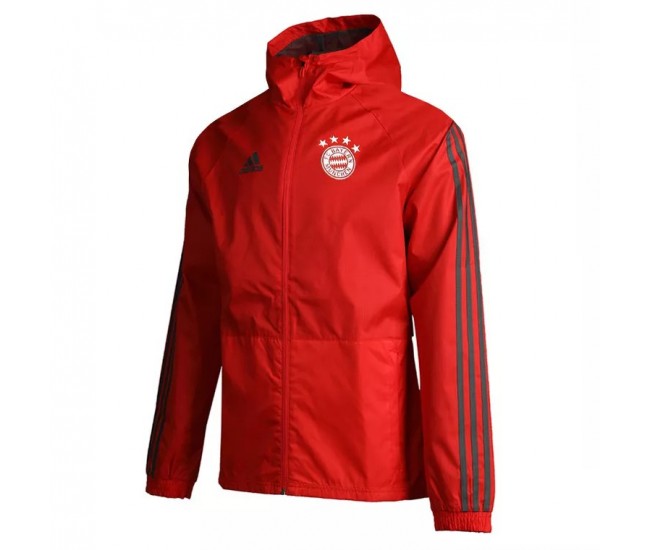 FC Bayern Allwetterjacke Rot