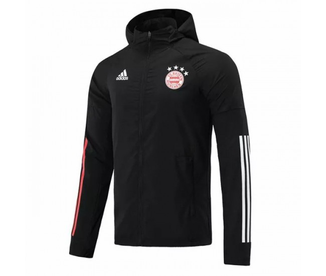 Bayern München All Weather Windrunner Jacke Schwarz 2020 2021