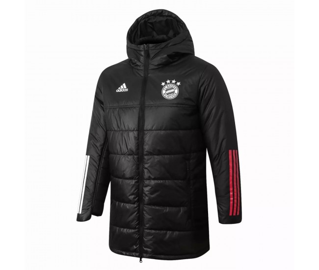 Bayern München Schwarze Winterjacke 2020-21