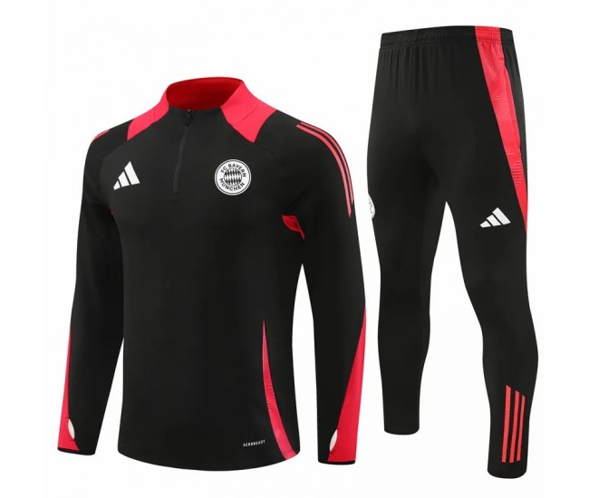 Bayern München Herren Schwarzer technischer Trainings-Fußball-Trainingsanzug 2024-25