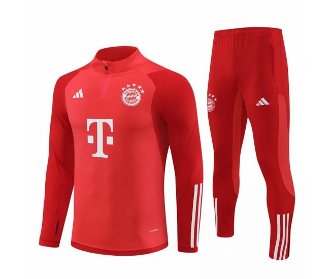 Bayern München Herren Roter Technischer Trainingsanzug 2024-25