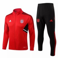 Bayern München Trainingspräsentation Fußball Trainingsanzug 2022-23 Rot