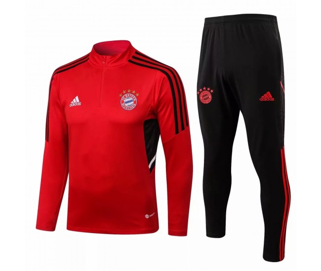 Bayern München Red Training Technical Football Trainingsanzug 2022-23