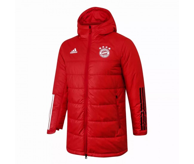 Bayern München Rote Winterjacke 2020-21