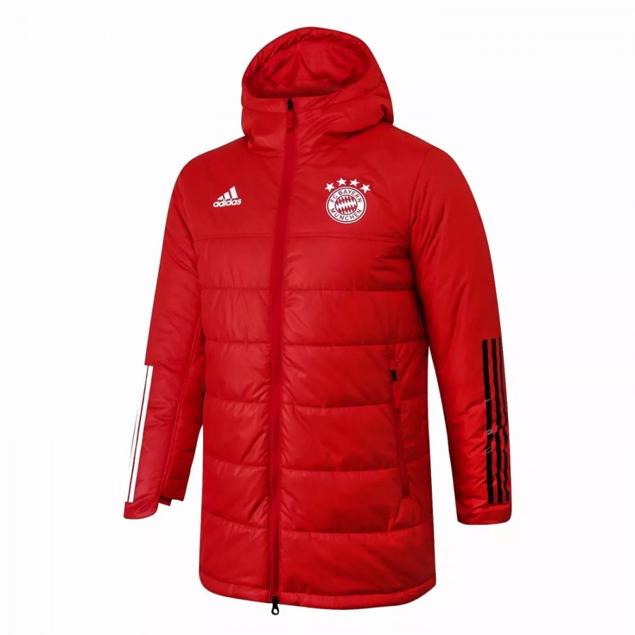Bayern Munchen Rote Winterjacke 2020 21