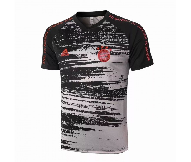 FC Bayern Munich Training Jersey Black Grey 2020 2021