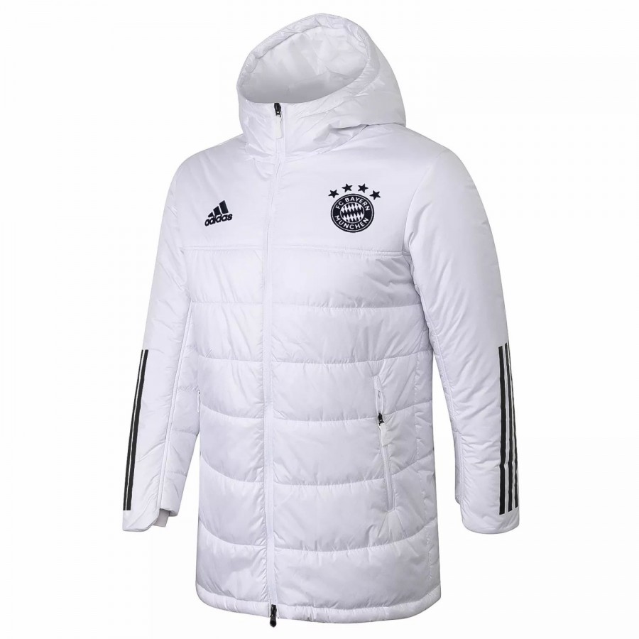 Bayern Munchen Winterjacke WeiB 2020 21