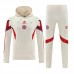 Bayern München Herren Trainingssweatshirt mit Kapuze, Fußball-Trainingsanzug 2024–25
