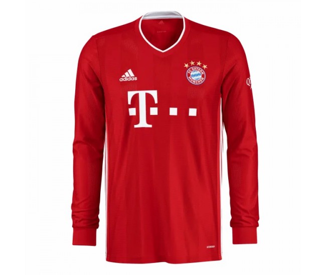 Bayern Munich Home Long Sleeve Shirt 2020 2021