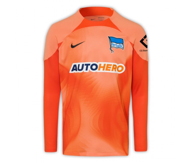 Hertha BSC Orange Torwarttrikot 2022-23 für Herren