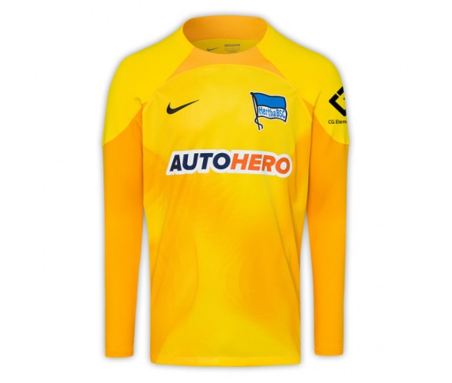 Hertha BSC Gelbes Herren-Torwarttrikot 2022-23