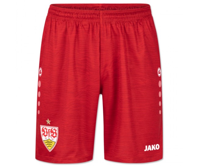 Rote Auswärtsshorts für Herren des VfB Stuttgart 2023-24