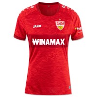 Rotes Auswärtstrikot für Damen des VfB Stuttgart 2023-24
