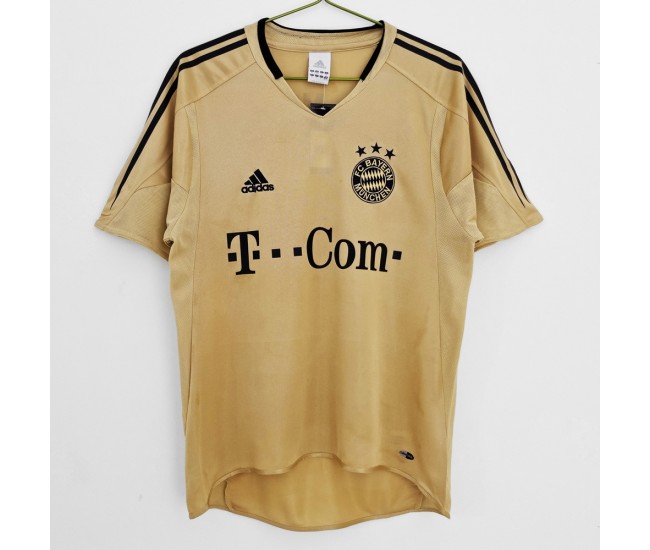 Bayern München Herren Auswärts-Retro-Fußballtrikot 2004
