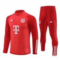 Bayern München Roter Trainingsanzug Technischer Fußballanzug 2024