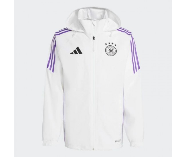 Deutsche Herren Tiro 24 Spieler Regen-Fußballjacke 2024