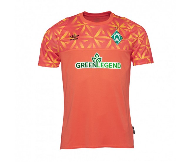 Werder Bremen Herren Koralle Torwarttrikot 2022-23