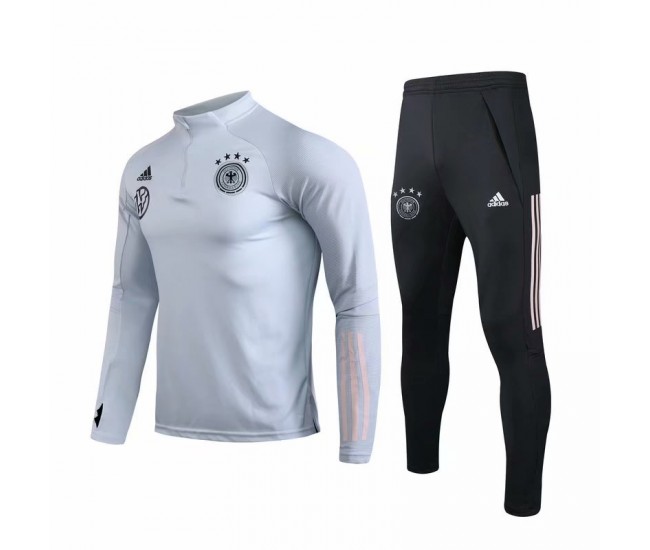 Deutschland Grey Tech Training Fußball Trainingsanzug 2020