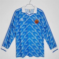 Deutschland Langarm-Retro-Heimtrikot 1988