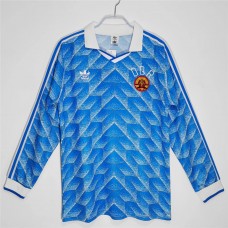 Deutschland Langarm-Retro-Heimtrikot 1988