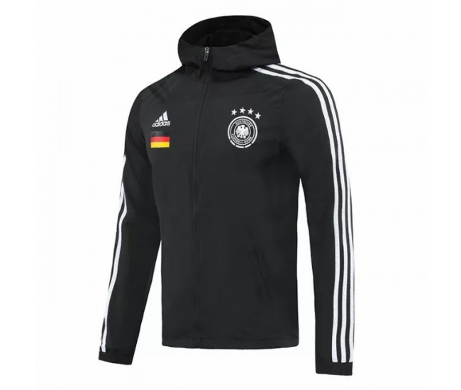 Deutschland All Weather Windrunner Jacke Schwarz 2020 2021