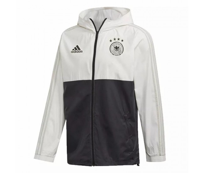 Deutschland All Weather Windrunner Jacke Weiß Schwarz 2020 2021