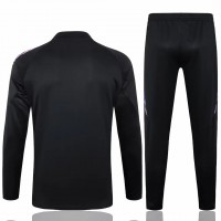 Deutschland Herren Schwarzer Technischer Trainingsanzug Fußball 2024-25