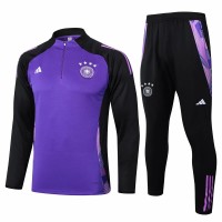 Lilafarbener technischer Trainingsanzug für Deutschland-Fußballmannschaft für Herren 2024–25