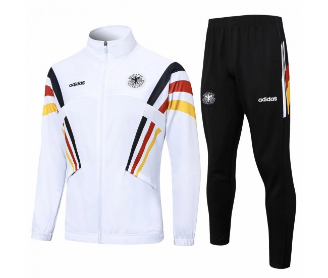 Weißer Trainingsanzug für Deutschland-Fußballteam 2024–25 für Herren