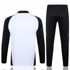 Weißer technischer Trainingsanzug für Herren aus Deutschland für die Fußballsaison 2024–25